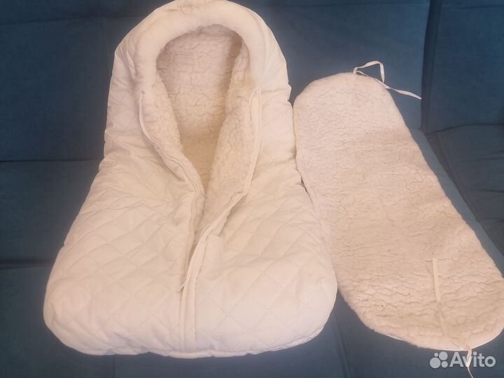 Конверт зимний натуральная овечья шерсть