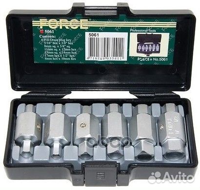 Набор д/слива масла 6пр. 5061 5061 force