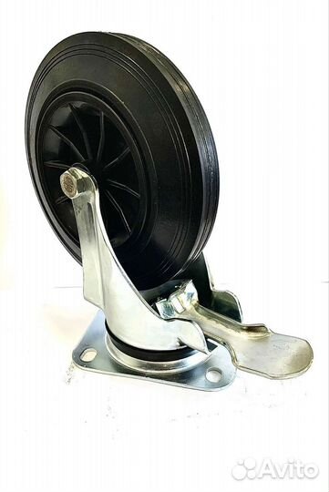 Колесная опора с тормозом