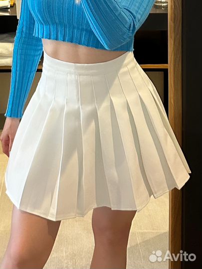 Юбка шорты белая