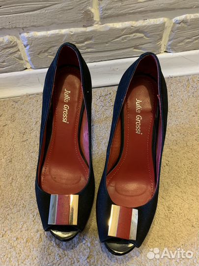 Туфли замшевые