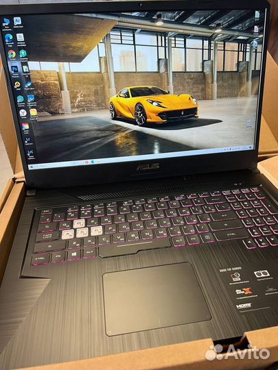 Игровой ноутбук asus tuf gaming FX705DT-AU042