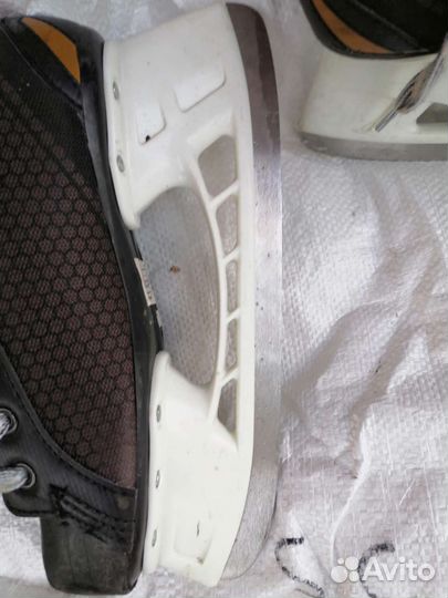 Коньки, клюшки, комплект