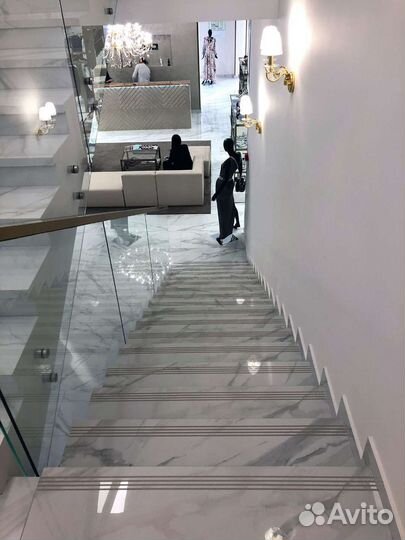 Изготовление ступеней из керамогранита