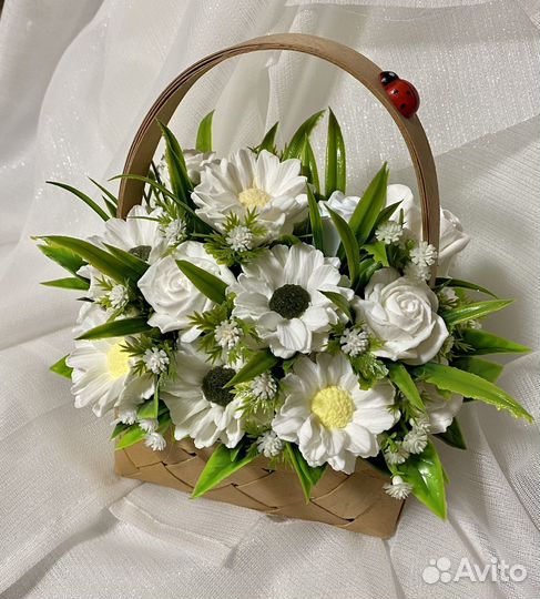 Букет из мыла ручной работы