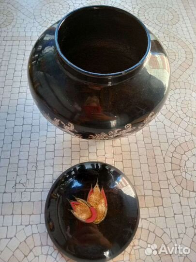 Антикварная ваза, шкатулка Япония