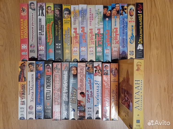 VHS видеокассеты Индийские фильмы 28 шт