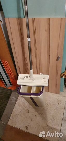 Ведро с шваброй без отжима