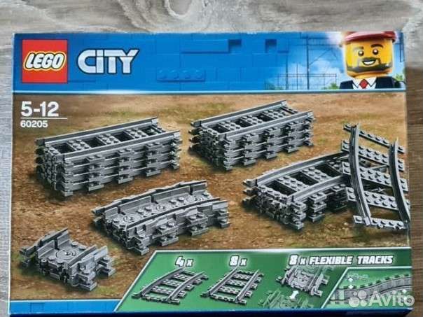 Lego city рельсы