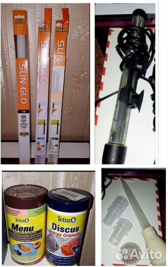 Оборудование для аквариума и другие мелочи