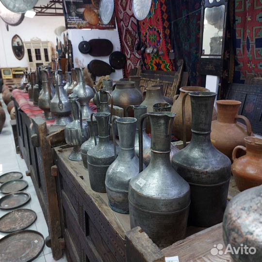 Медные старинные кувшины кумганы Дагестан