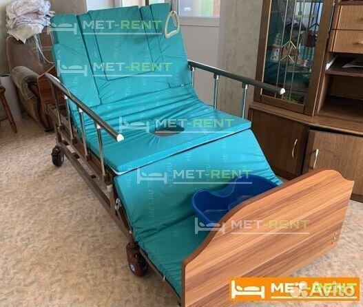 Кровать для лежачих больных с матрасом пп