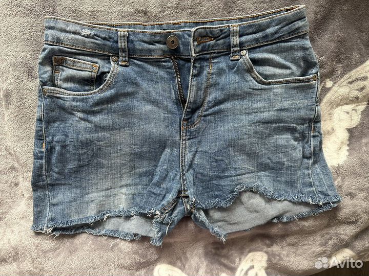 Шорты джинсовые женские Bershka