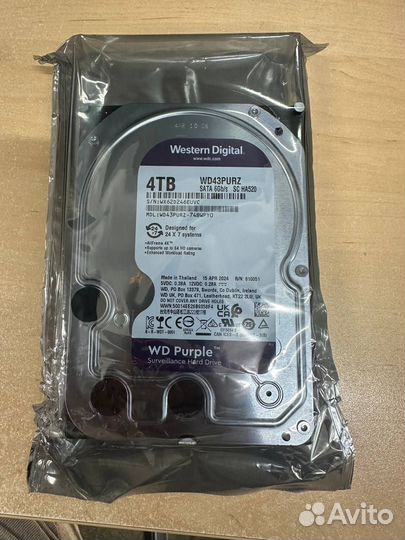 Жесткий диск wd 4 тб