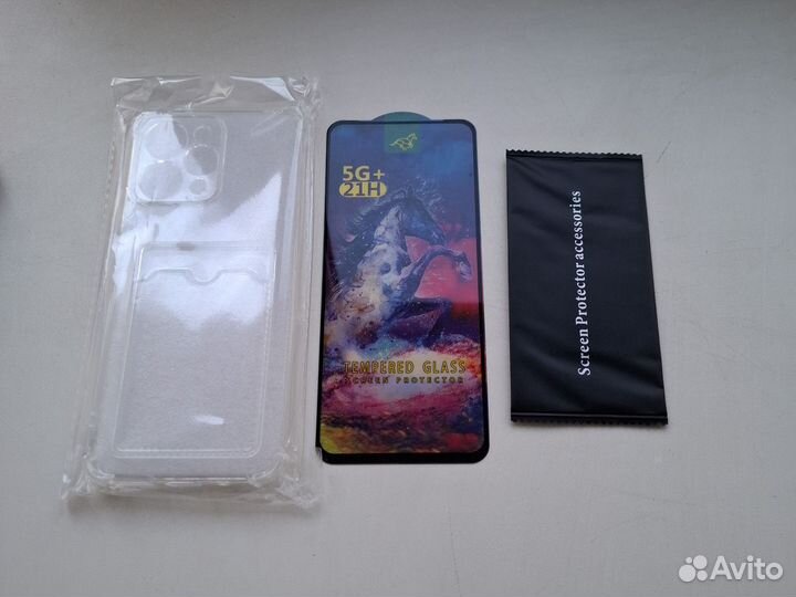 Комплект чехол+защитное стекло для xiaomi redmi 12