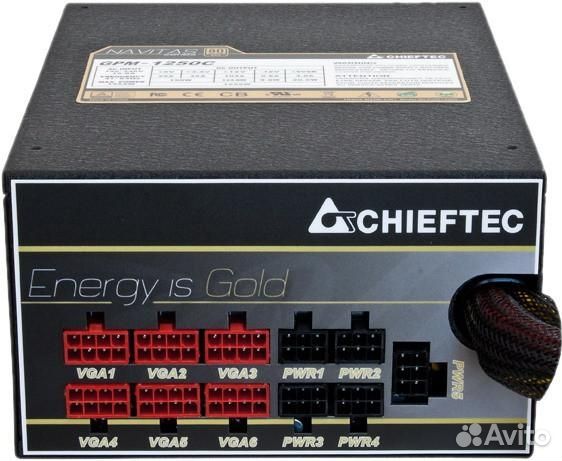 Блок питания chieftec 1250 вт GPM-1250C ATX Gold