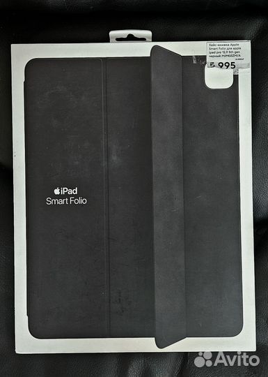 Apple iPad smart folio pro 12.9 5th gen черный