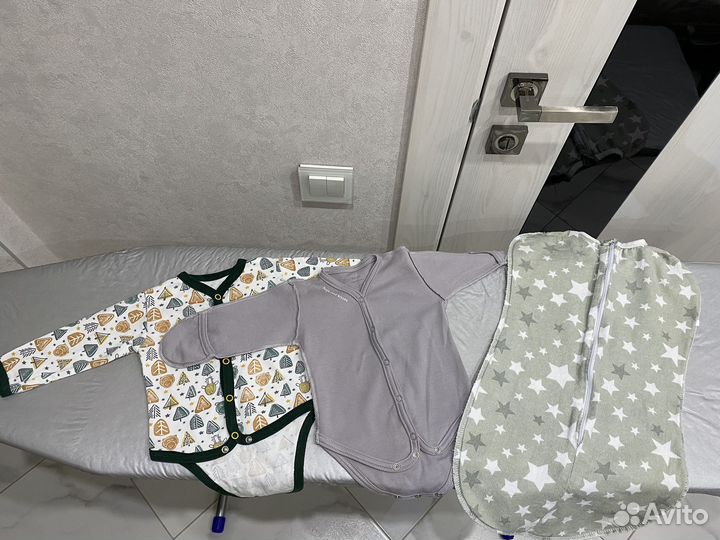 Вещи пакетом на новорожденного 56-62 р-р