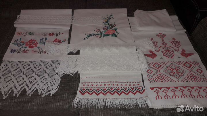 Вышитые рушники старинные, накомодница 30годов
