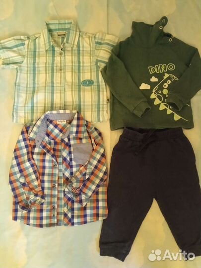 Вещи пакетом для мальчика на 9-12 мес (1год)