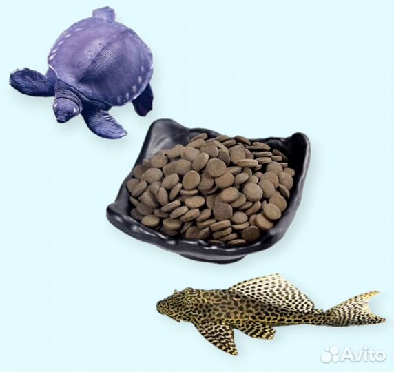 Корм для сомов Porpoise Algae wafer food, 160 г