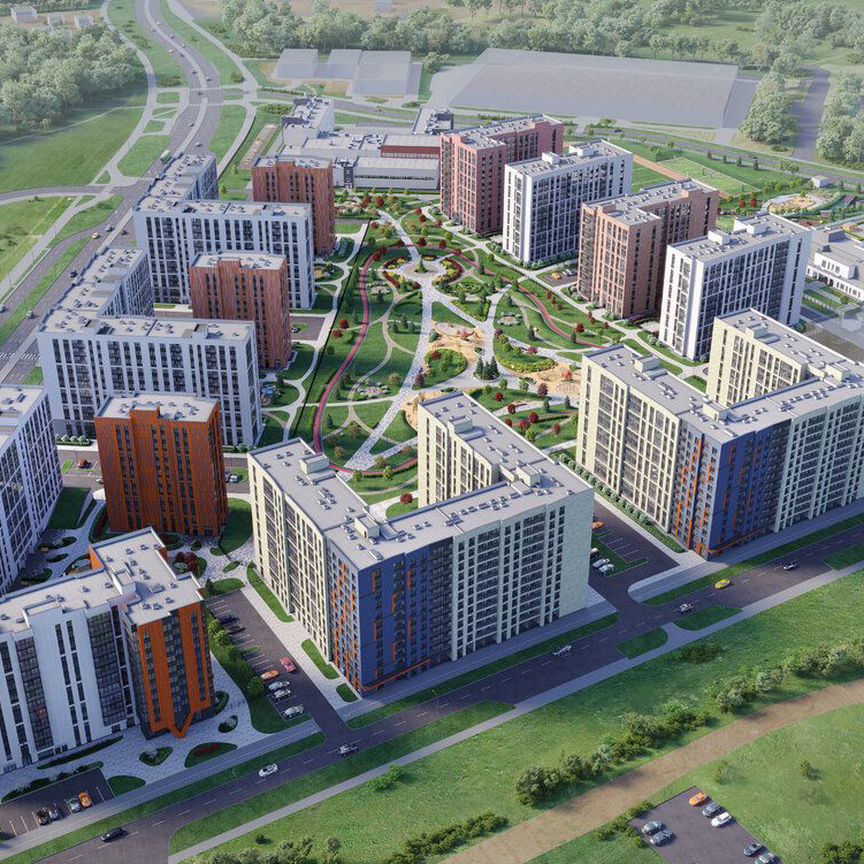 3-к. квартира, 90,3 м², 8/12 эт.