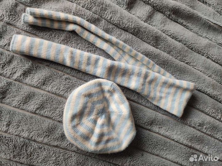 Комплект берет и шарф