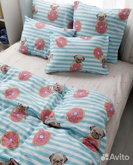 Мопс постель