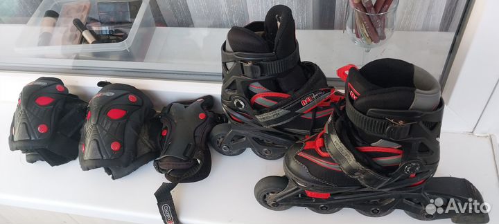 Роликовые коньки раздвижные 26-31р