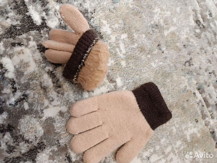 Утеплённые перчатки