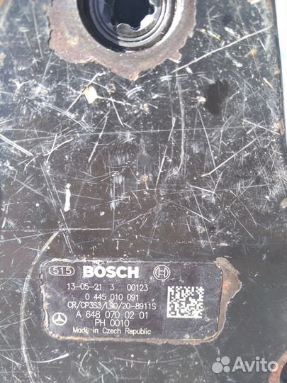 Тнвд 0445010091 Bosch на Mersedes