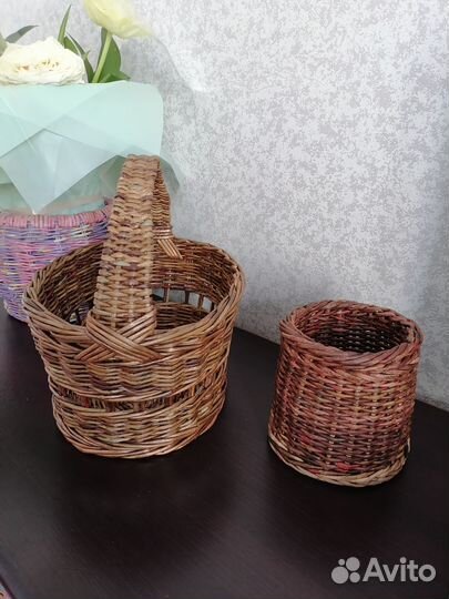 Корзина плетеная для хранения