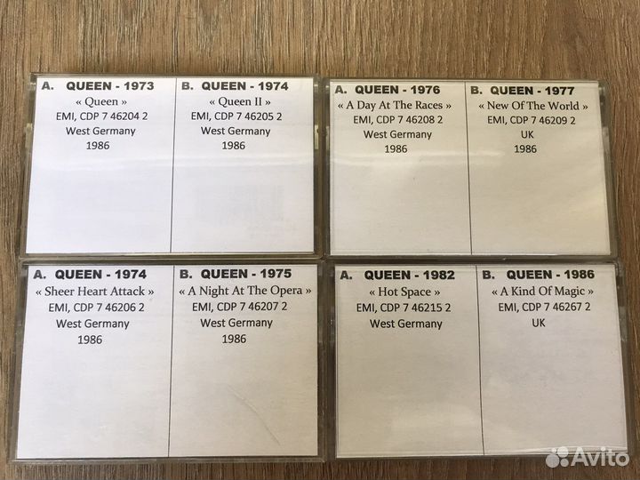 Аудио кассеты с записью