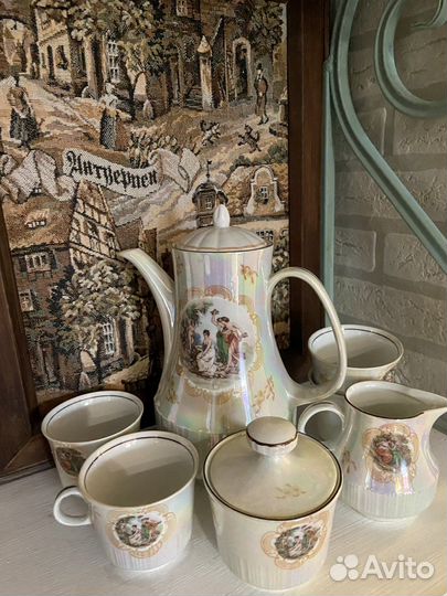 Посуда фарфор сервиз гдр jlmenau ямасен дулево