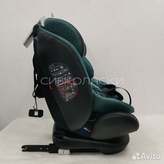 Автокресло aero isofix 0-36 кг. изумруд