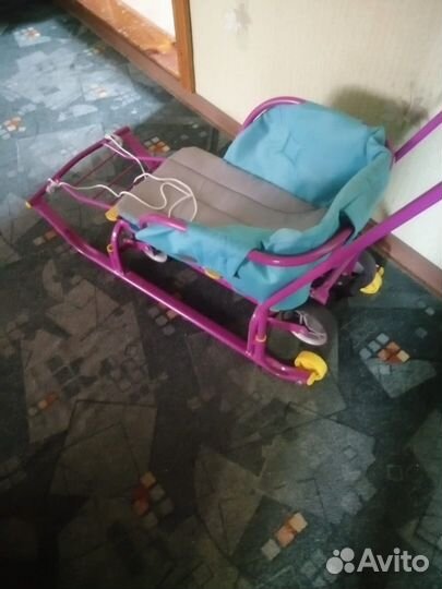 Санки с колесами