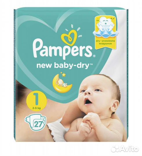 Подгузники pampers, huggies 1