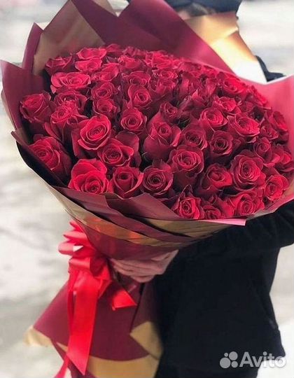 101 Роза Цветы Букеты 51 25 Роз Доставка