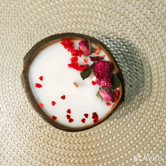 Ароматическая свеча ручной работы