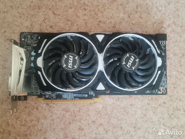 Видеокарта Rdeon RX 580 armor 8G OC