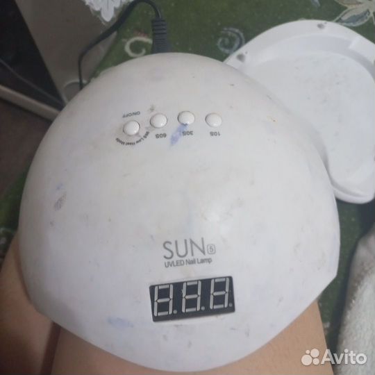 Лампа для ногтей бу