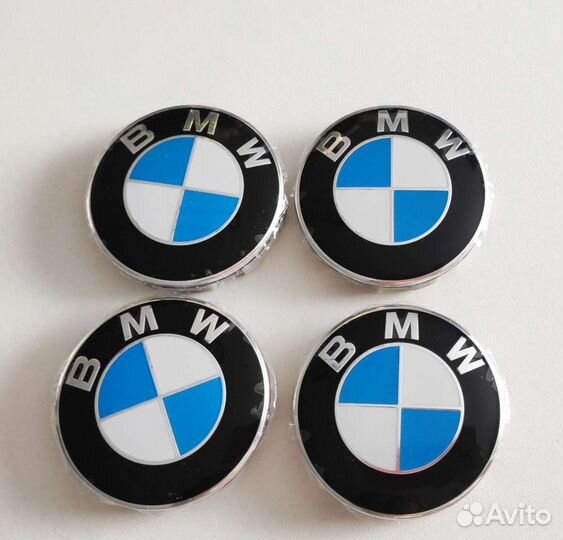 Koлпачки на литые диски bмw 68мм