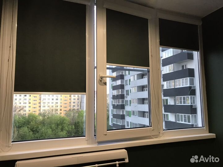 Рулонные шторы в спальню №1