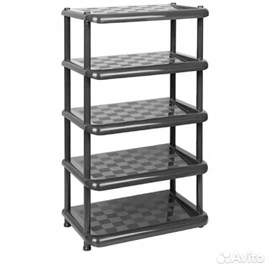 Полка для обуви, 5 секций, 49.7х30.7х83.7 см