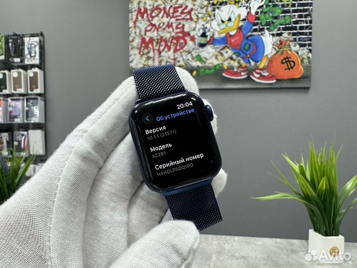 Часы Apple Watch 6 40mm Blue Оригинал