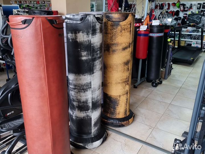 Напольный боксерский мешок-манекен 180*45*73