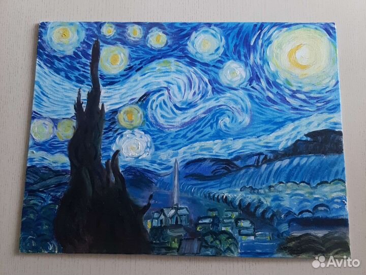 Картина маслом Винсент ван Гог:Звёздная ночь