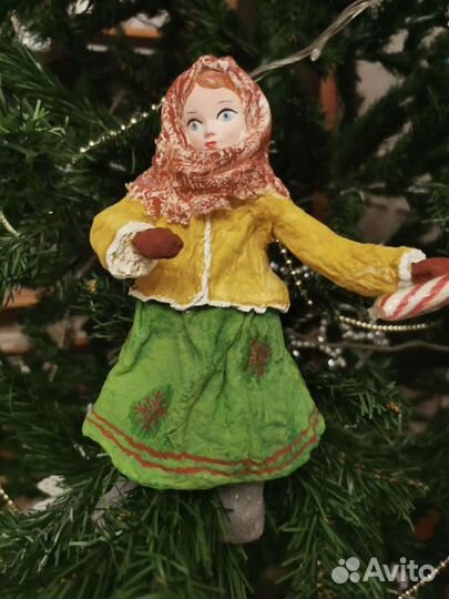 Кукла из ваты 19см