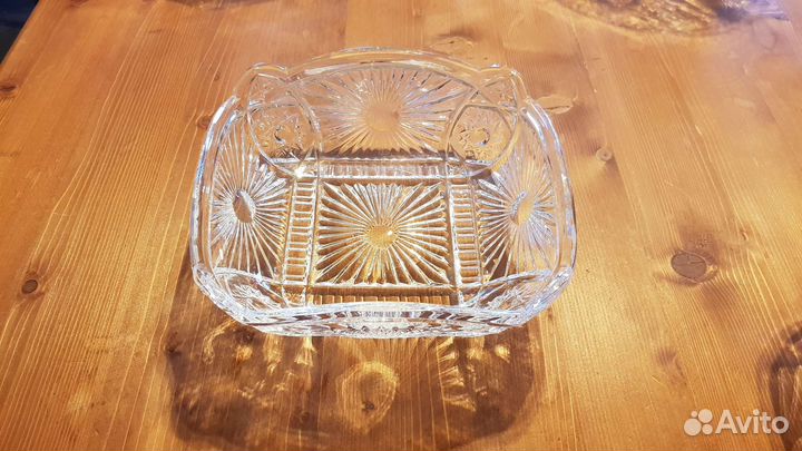Ваза хрустальная