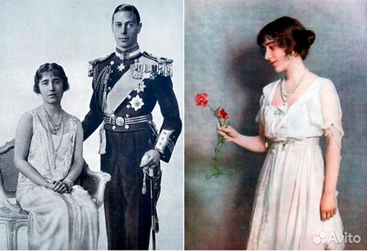 Ниуэ 5долл. 2000 100-е Королевы-матери Ag+Au Proof